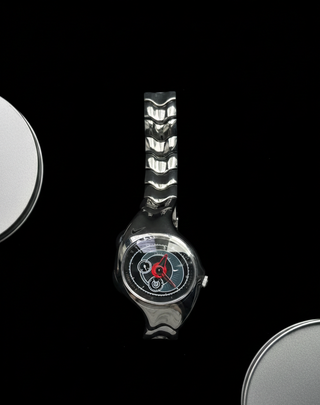 Nike Triax · Silver, Red Dial